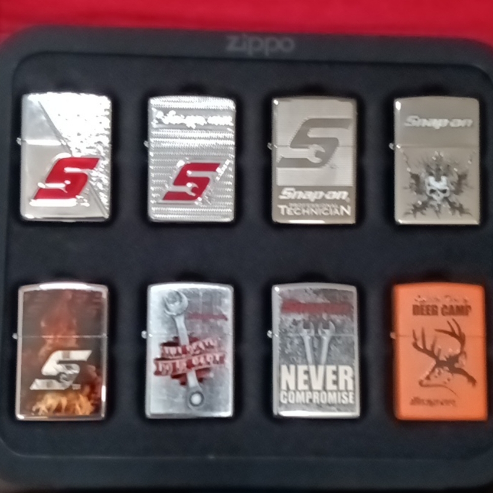 Snap on Zippo 8 set